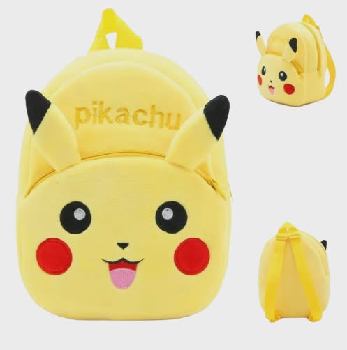 Pluszowy Plecak dla przedszkolaka Pokemon Pikachu