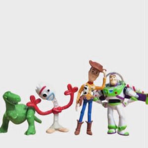 Komplet 4 Figurek Bohaterów Bajki Toy Story