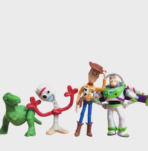 Komplet 4 Figurek Bohaterów Bajki Toy Story