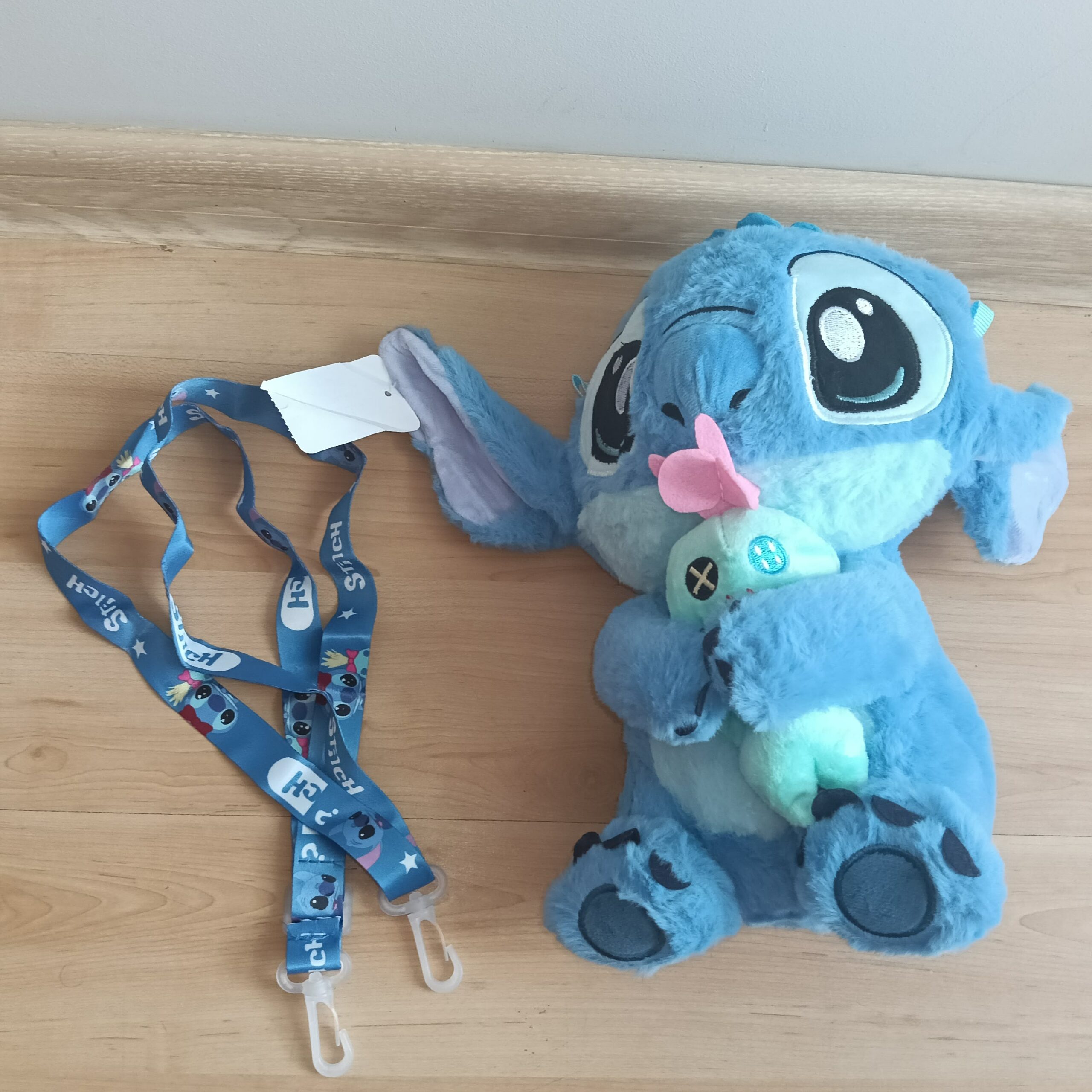 Pluszowa Maskotka Stich Plecak dla dziecka ok 30cm - obrazek 2